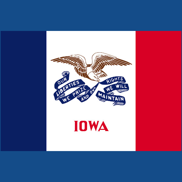Flag of the State of Iowa